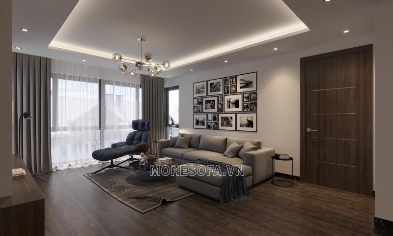 Ghê sofa góc nỉ đẹp cao cấp